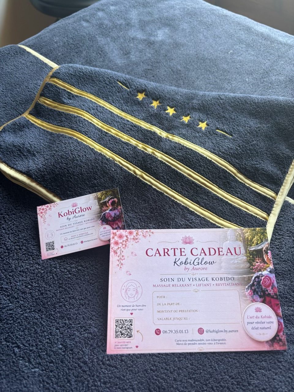 Carte cadeau et carte de visite KobiGlow